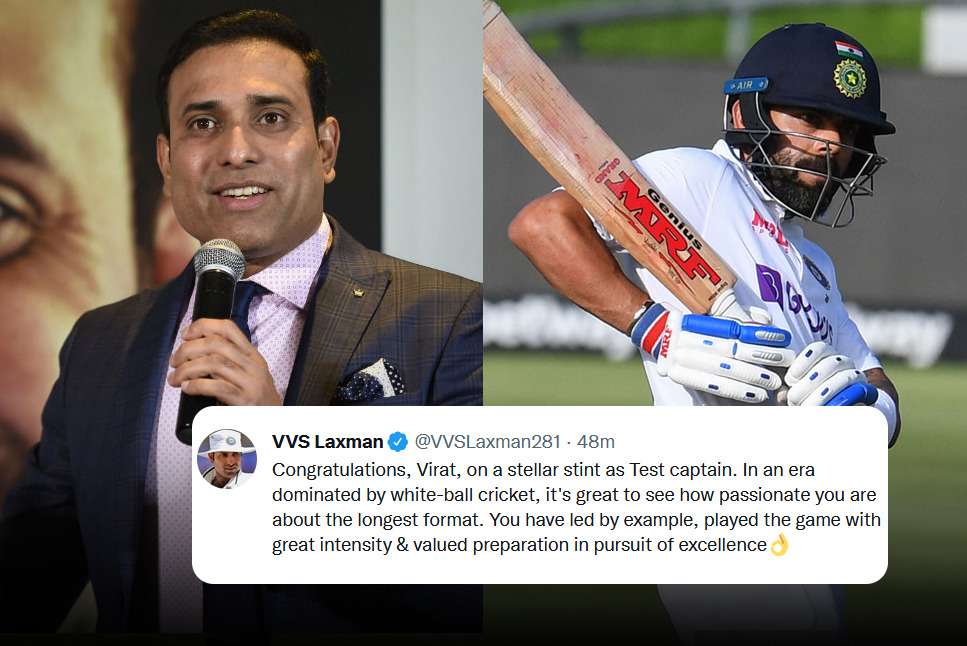 Virat Kohli resigns: VVS Laxman hails Kohli’s captaincy tenure, says ‘Great to see how passionate you are about longest format’