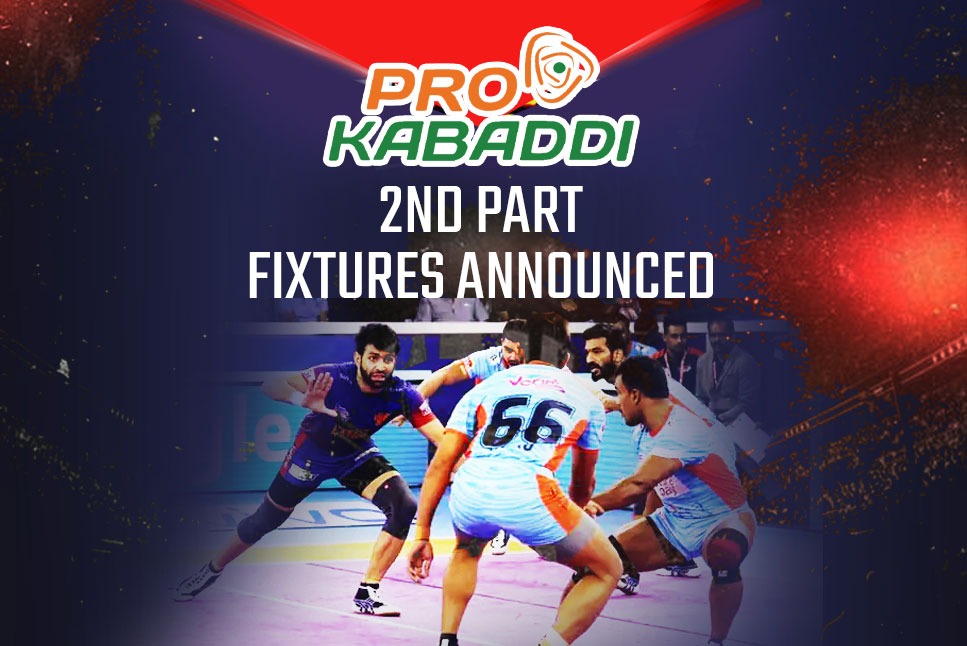 Pro Kabaddi PKL 8 Schedule: Second part of fixtures announced, 33 games to be played between Jan 20 and Feb 4