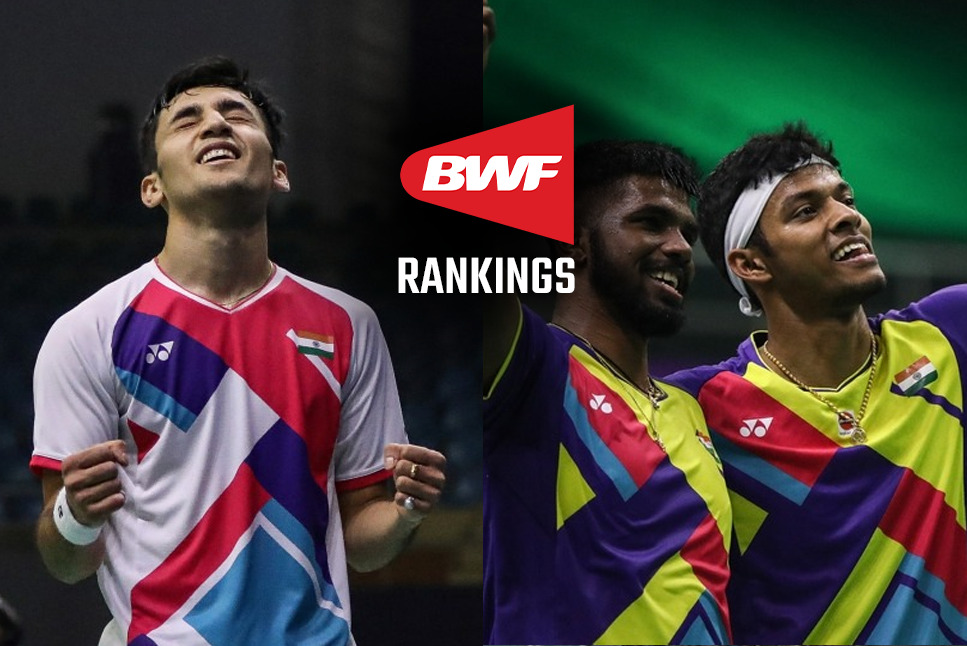 BWF Rankings: Lakshya Sen achieves career-best rank of 13, Satwikraj Rankireddy-Chirag Shetty pair enters Top 8 of BWF rankings