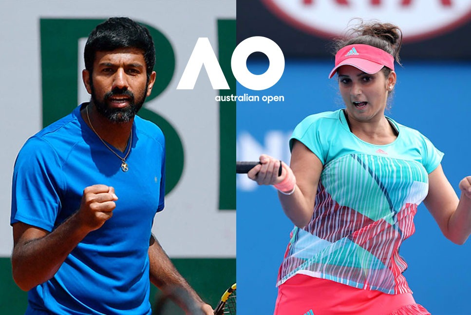 Australian Open LIVE Streaming Sania Mirza & Rohan Bopanna begin Mixed