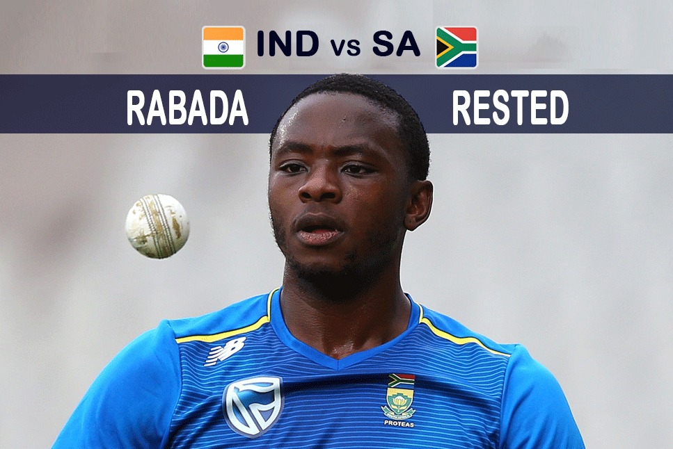 IND vs SA LIVE: Kagiso Rabada released from ODI squad to manage workload ahead New Zealand series