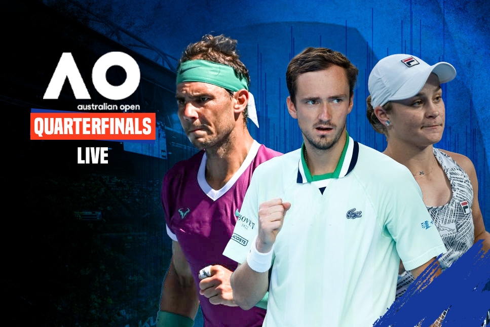 Australian Open Quarterfinals LIVE streaming: World No.1 Ash Barty, Daniil Medvedev & Rafael Nadal headline QFs- check Schedule, Prize Money, all QFs details