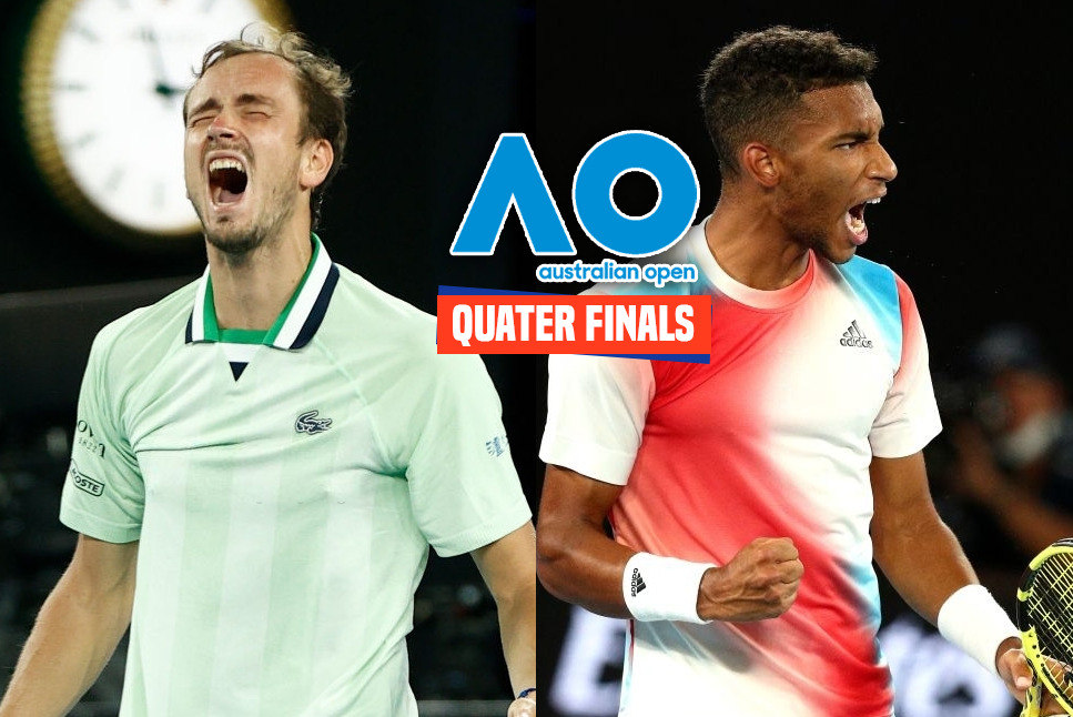Australian Open LIVE Results: Medvedev trumps young Aliassime after 5 hours of 'DOG-FIGHT’, Russian comes back from 2 set down to win 5 setter, check Medvedev vs Aliassime HIGHLIGHTS