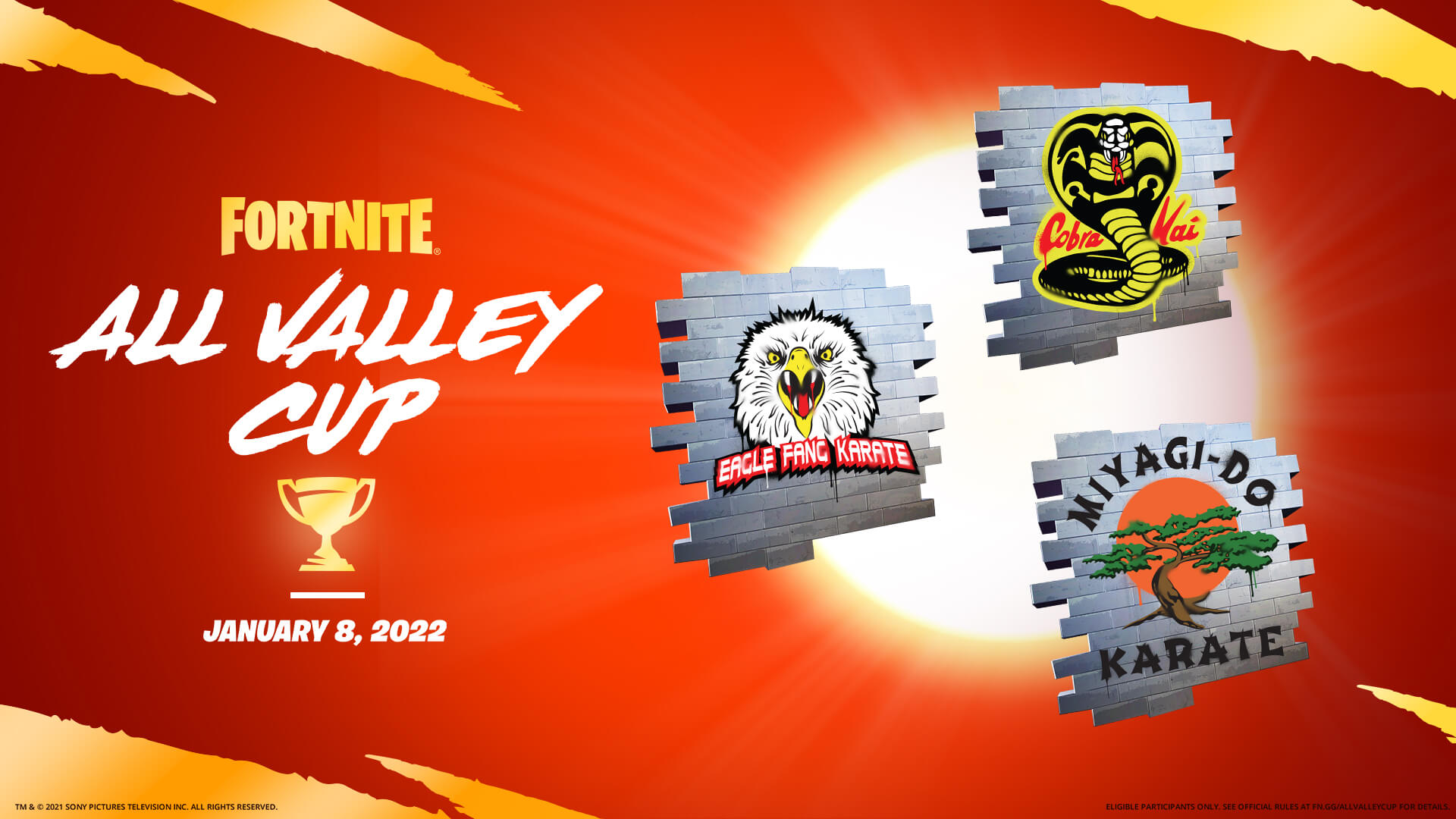 Fortnite x Cobra Kai: Get three Sprays in Fortnite All Valley Cup, Check Details