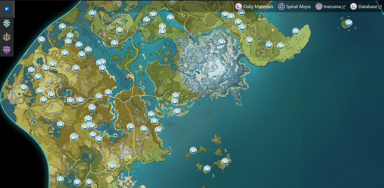 Genshin Impact 2.4 Ganyu Ascension Material Location
