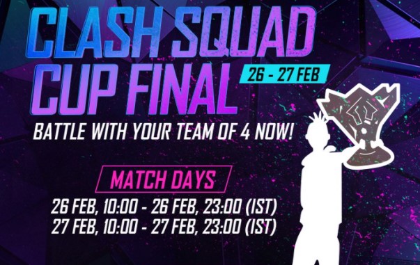 Garena Free Fire Max Clash Squad Cup Final: Battle with your team of 4 and win the championship, check more details on the competition