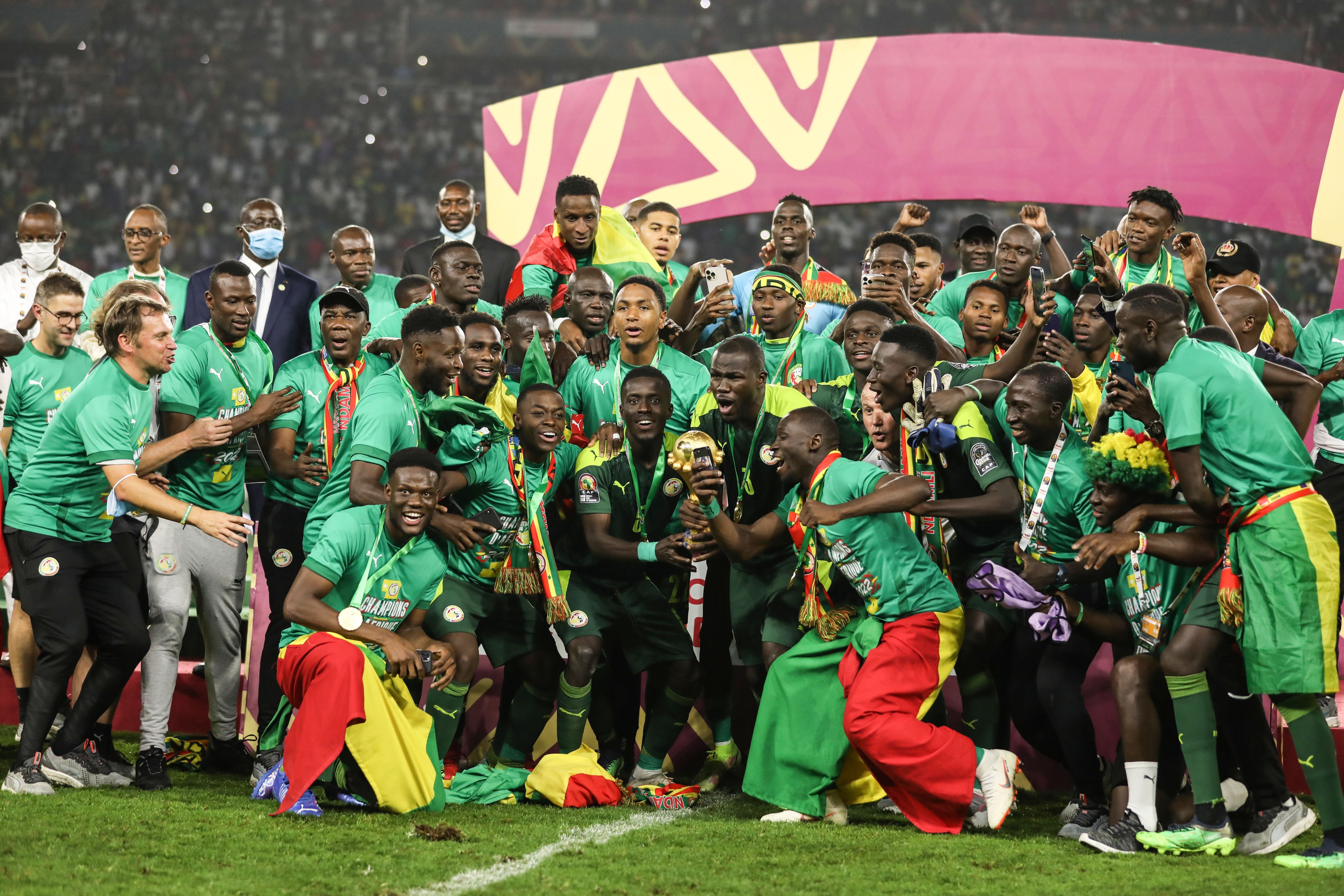 Senegal AFCON Winners 2021: Senegal win their first-ever AFCON title after beating Egypt on penalties in AFCON Finals; Sadio Mane wins Player of the Tournament