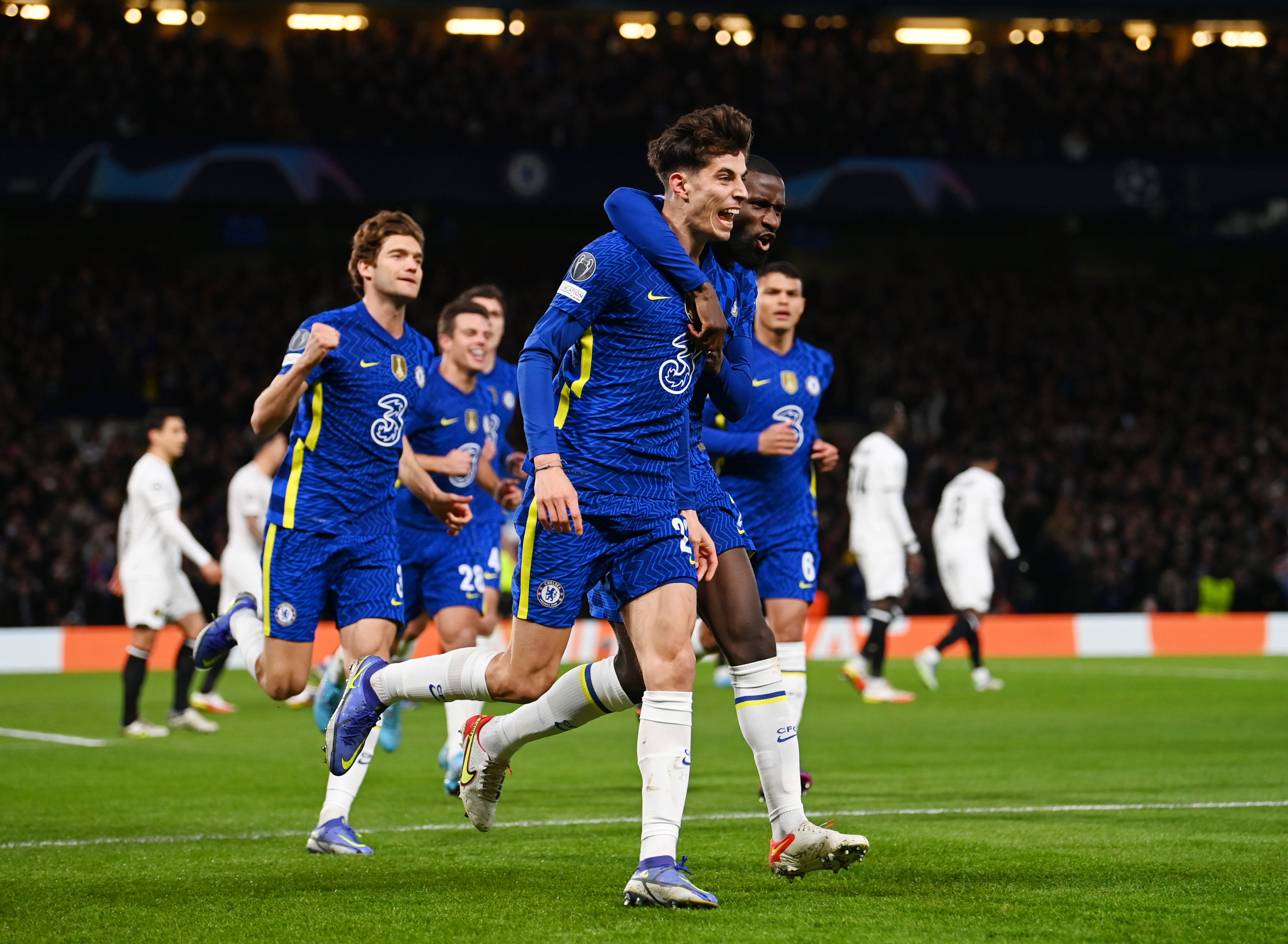 Chelsea 2-0 Lille Highlights: Kai Havertz and Christian Pulisic score the goals as Chelsea hold a two-goal advantage against LOSC Lille; Kovacic and Ziyech limp off