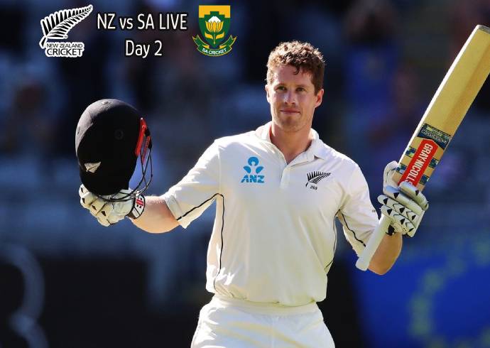 NZ vs SA LIVE Score Day 2: Henry Nicholls completes brilliant century, New Zealand lead goes pass 175 Runs: Follow Day 2 LIVE updates
