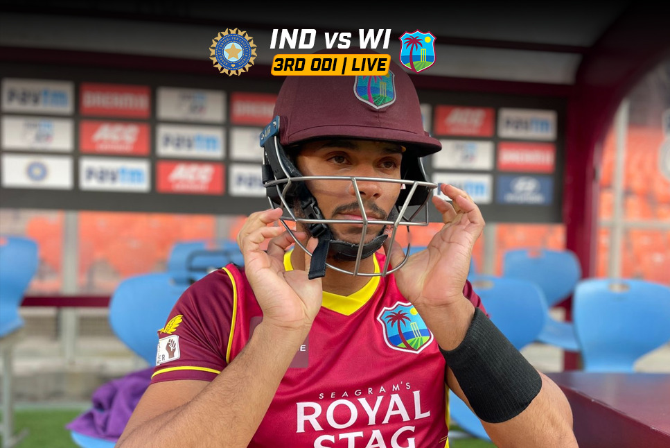 IND vs WI Live Score: West Indies need 266 runs for consolation victory after Pant & Shreyas Iyer fifties; Follow IND vs WI 3rd ODI LIVE Updates