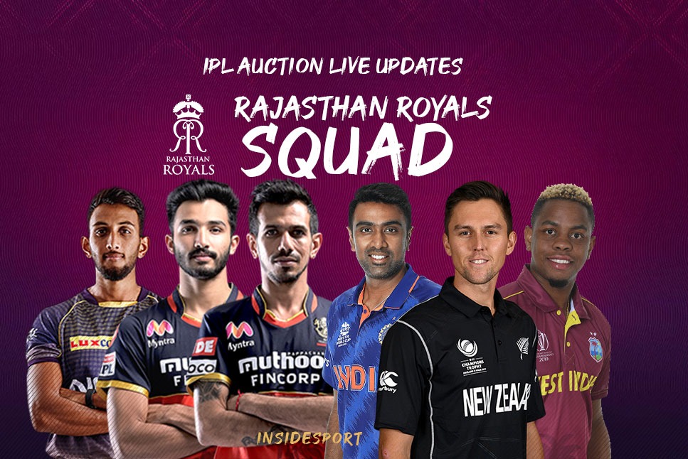 Rajasthan Royals Auction Updates & RR Full Squad: Yuzvendra Chahal, Prasidh Krishna, Devdutt Padikkal sold to Rajasthan: Follow IPL 2022 Auction LIVE Updates