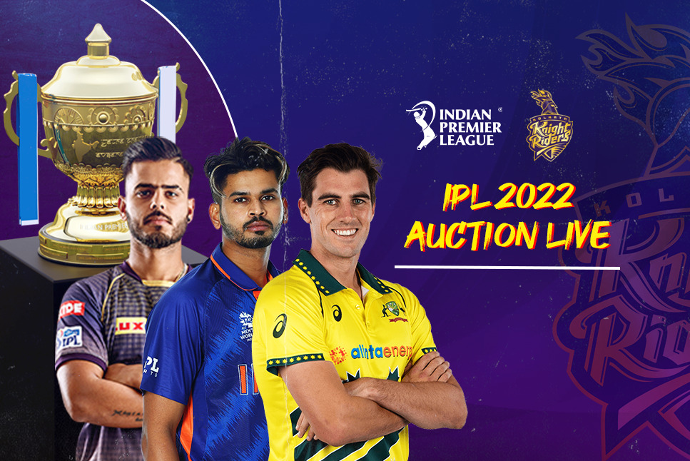 KKR Auction Updates & KKR Full Squad: Kolkata Knight Riders eye bargains after Day 1 splurge on Iyer, Cummins: Follow IPL 2022 Auction LIVE Updates