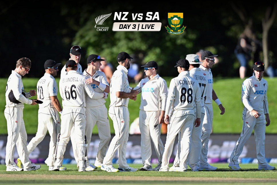 NZ vs SA LIVE, Day 3: South Africa stare at innings defeat after Henry, Southee rock top order: SA - 34/3 & 95 -Follow Live updates