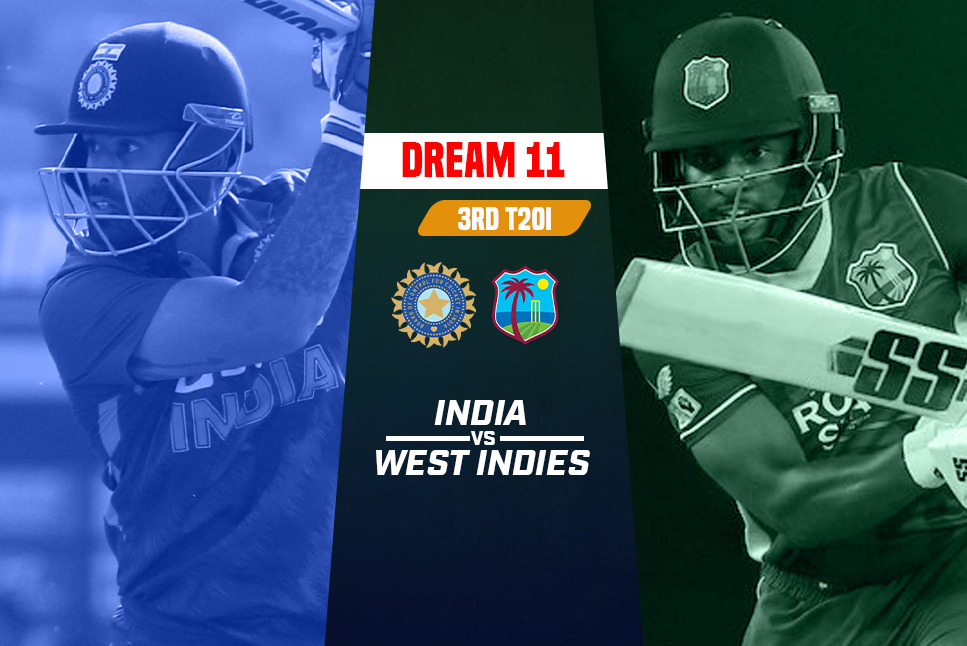 IND vs WI 3rd T20 Dream11 prediction: India vs West Indies 3rd T20 Dream11 Team Picks, Probable Playing 11, Pitch Report And Match Overview, IND vs WI LIVE at 7:00 PM IST Sunday on Insidesport