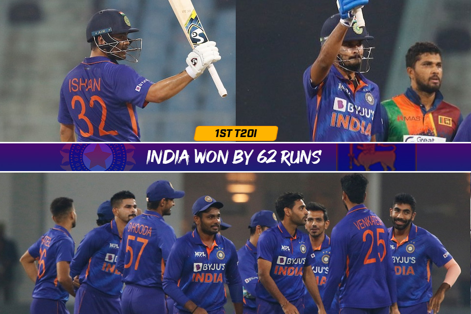 IND beat SL Highlights: MIGHTY India thrash Sri Lanka by 62 Runs in 1st T20, Ishan Kishan & Shreyas Iyer star in India's victory