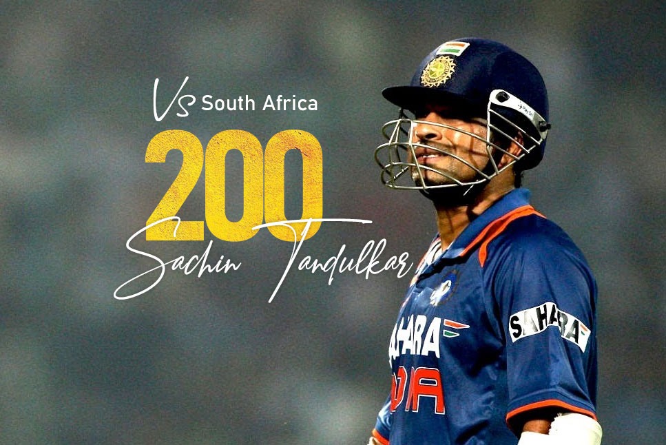 Sachin Tendulkar Double Century Sachin Tendulkar Double Century In ODIs