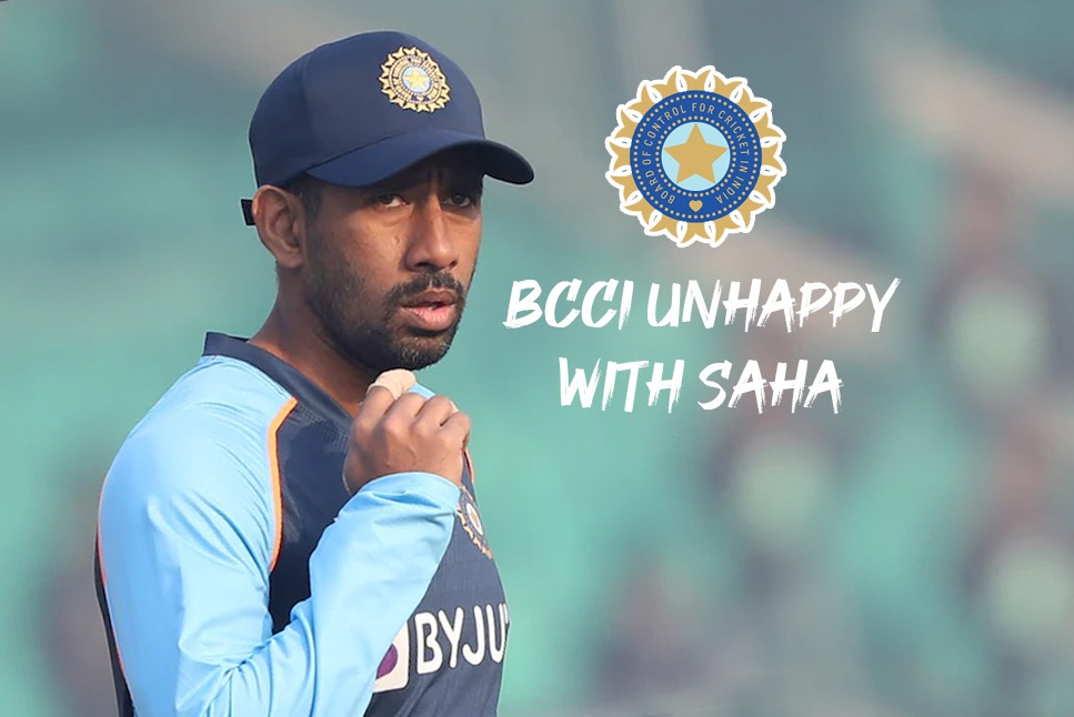 Wriddhiman Saha Outburst: Unhappy BCCI may ask for explaination from Saha for comments against Ganguly, Dravid, Chetan