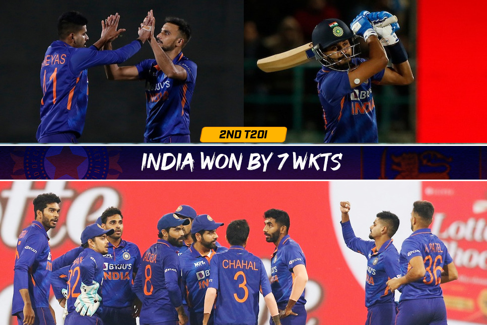 IND beat SL Highlights: Shreyas Iyer & Ravindra Jadeja power India to 11th consecutive win with 7 wicket win, take series 2-0 - Follow India vs Sri Lanka Live