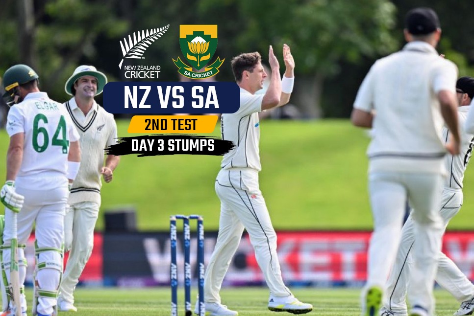 NZ vs SA Day 3 STUMPS: South Africa lead goes past 200 with 5 wickets in bag, NZ's Grandhomme hits century
