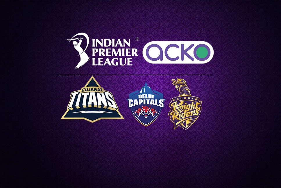 IPL 2022: ACKO Insurance goes big on IPL Team sponsorships, signs with DC, KKR, GT, MI & SRH as insurance partner