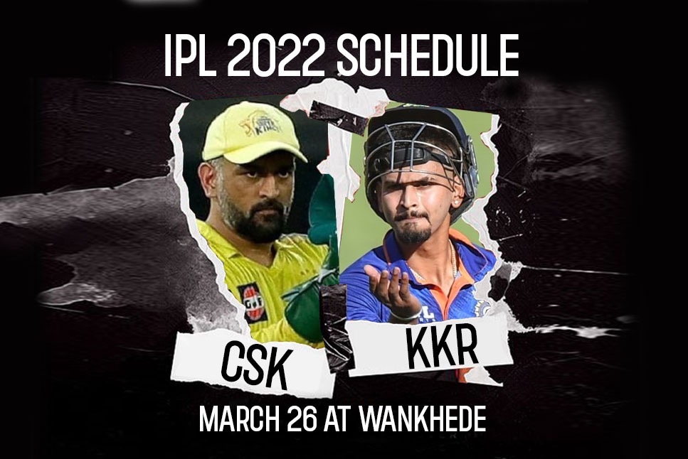 IPL 2022 Schedule - CSK vs KKR Opener: IPL Season 15 to open with Chennai Super Kings vs Kolkata Knight Riders match at Wankhede on March 26: IPL 2022 Live