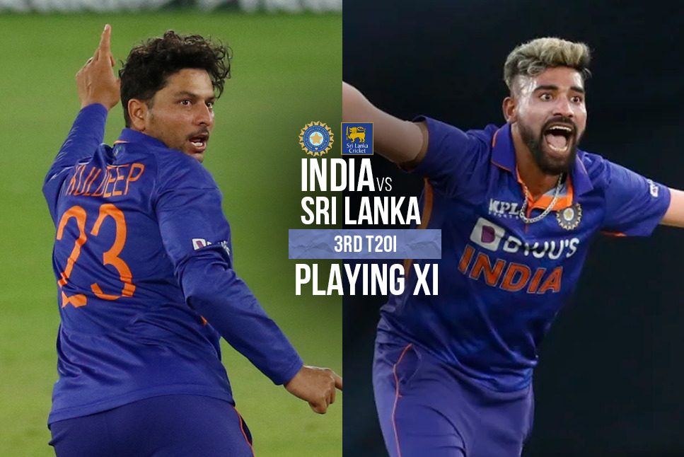 India Playing XI 3rd T20: Ishan Kishan misses out as India make four changes to the Playing XI - Follow IND vs SL 3rd T20 Live Updates