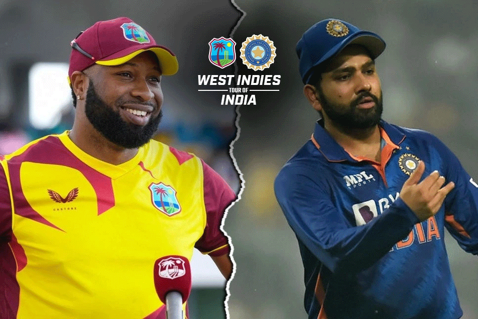 IND Vs WI Series Pollard Plays MIND GAMES With Rohit Sharma