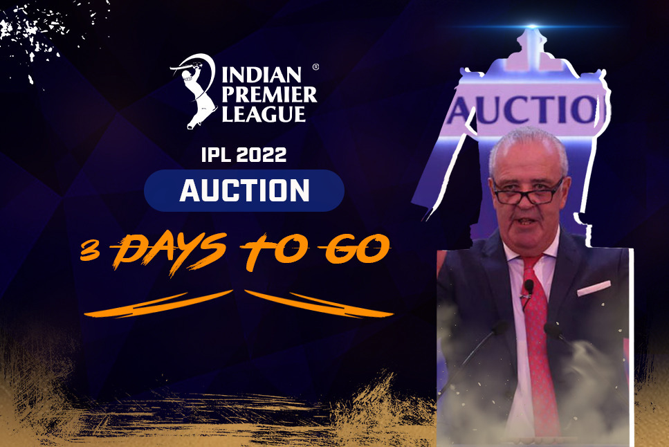 IPL 2022 Auction LIVE: IPL Auction just 3 days away, 10 franchises ready to shower 556.3 Cr at Auction: Follow all LIVE Updates