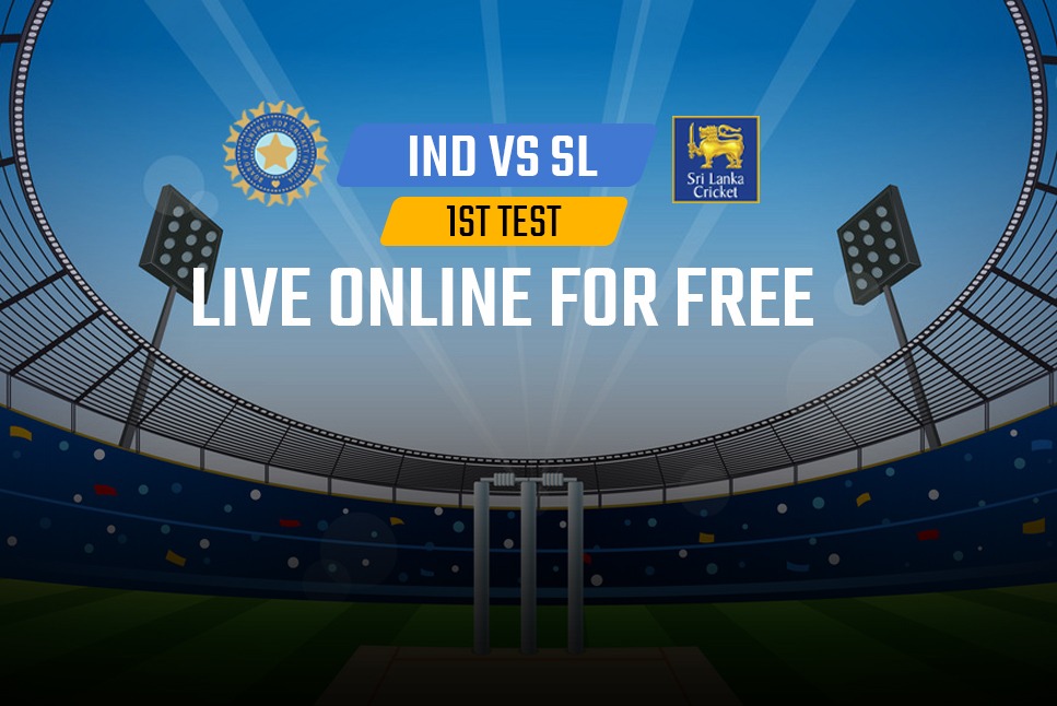 IND vs SL 1st Test Live online for free: 4 Apps to watch India vs Sri Lanka 1st Test Live Streaming for free, Follow IND vs SL LIVE updates with InsideSport.IN.