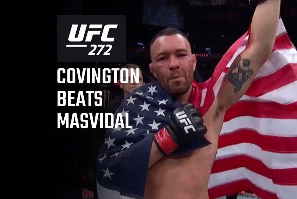 UFC 272 Live: Colby Covington beats Jorge Masvidal via Unanimous Decision (49-46, 50-44, 50-45)