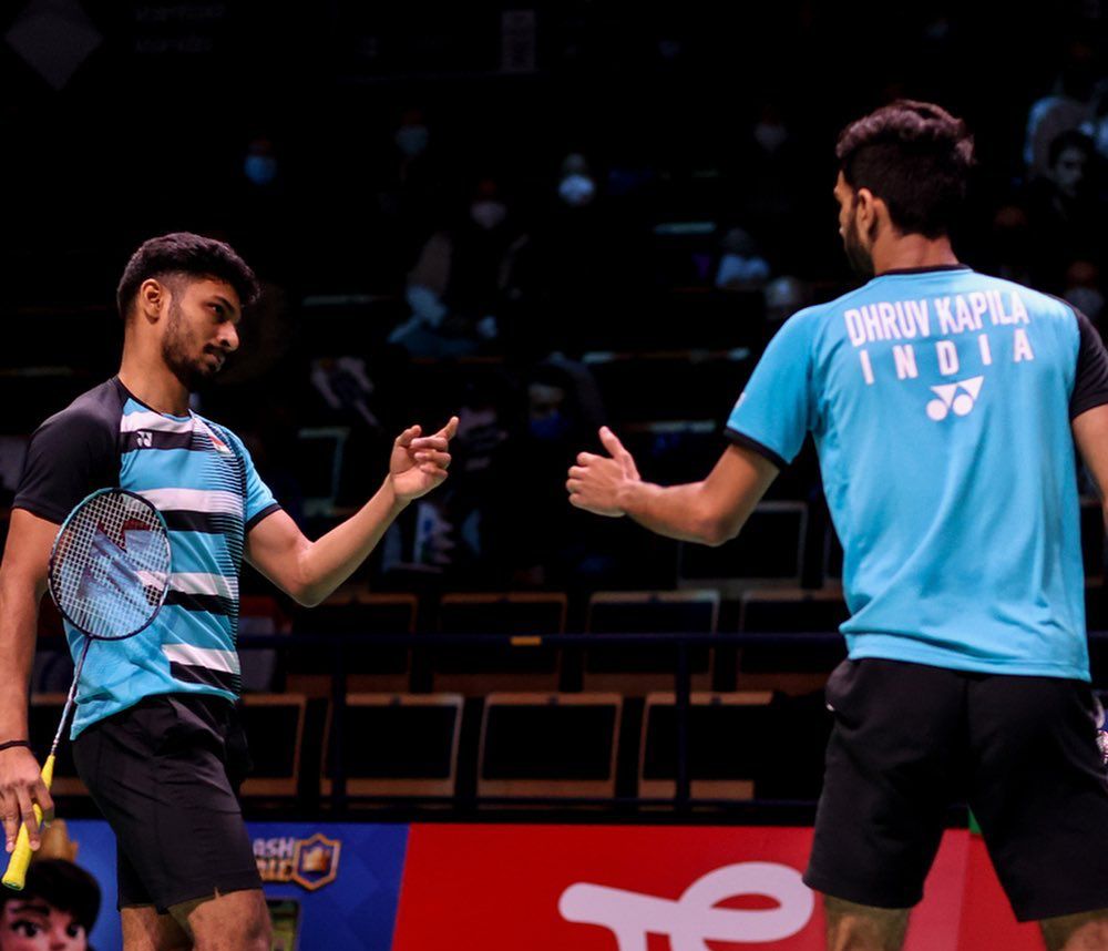 Almanya Açık Badminton: Bansod ve Kashyap'ın ardından, Erkekler çiftler MR Arjun-Dhruv Kapila çifti ilk tur engelini geçemedi