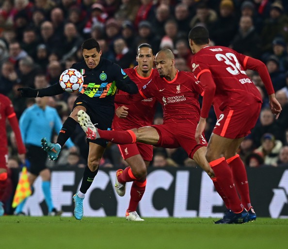 Liverpool 0-1 Inter LIVE: Liverpool advance to the Champions League quarterfinals to keep quadruple hopes alive despite a 1-0 loss to 10-men Inter at home; (Agg 2-1)