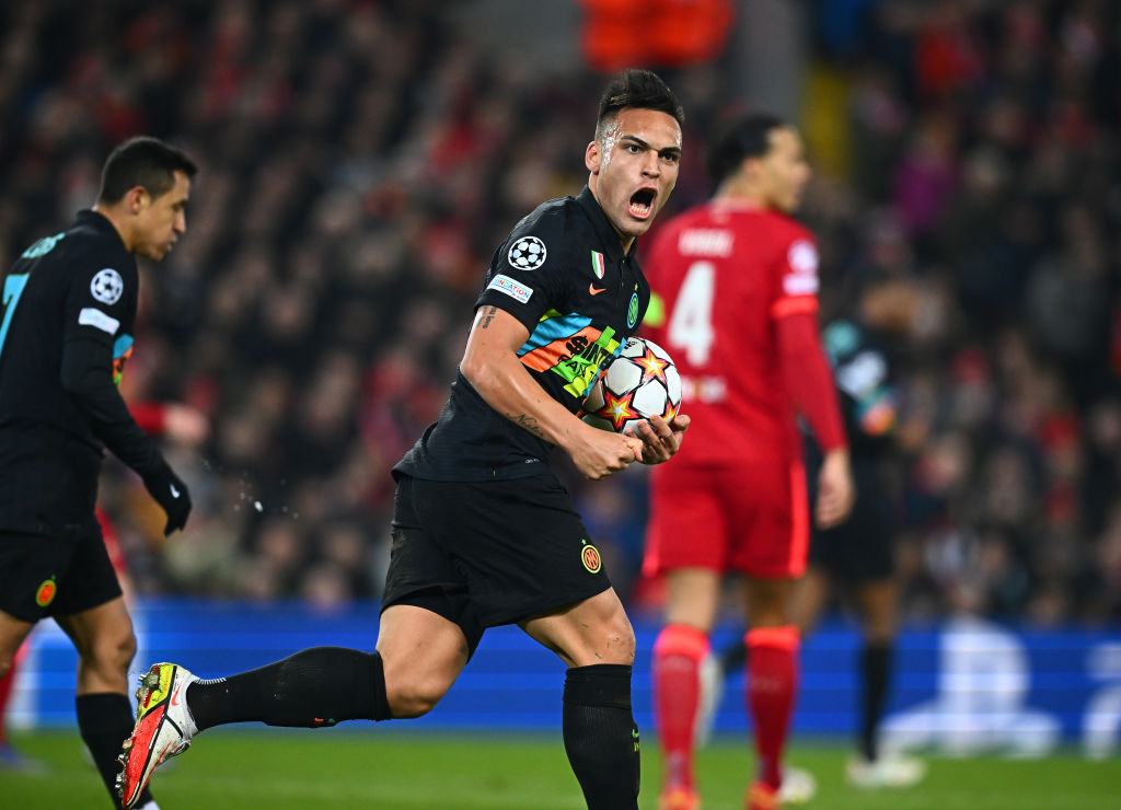Liverpool 0-1 Inter LIVE: Liverpool advance to the Champions League quarterfinals to keep quadruple hopes alive despite a 1-0 loss to 10-men Inter at home; (Agg 2-1)