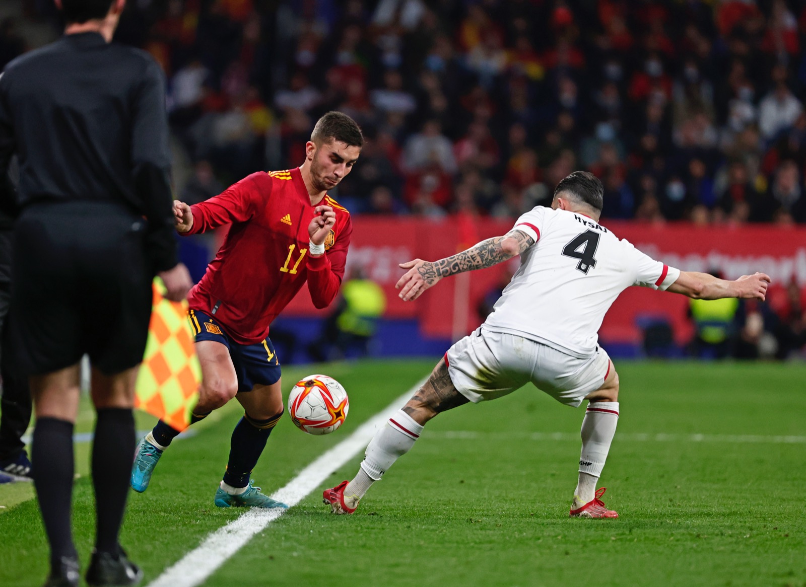 España 2-1 Albania EN VIVO: Dani Olmo para RESCATE cuando el jugador de Leipzig marca un gol tardío cuando España se enfrenta a Albania en un amistoso a pesar del primer gol de Ferran Torres