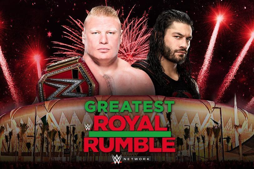 2. Roman Reigns vs Brock Lesnar(c) Greatest Royal Rumble 2018