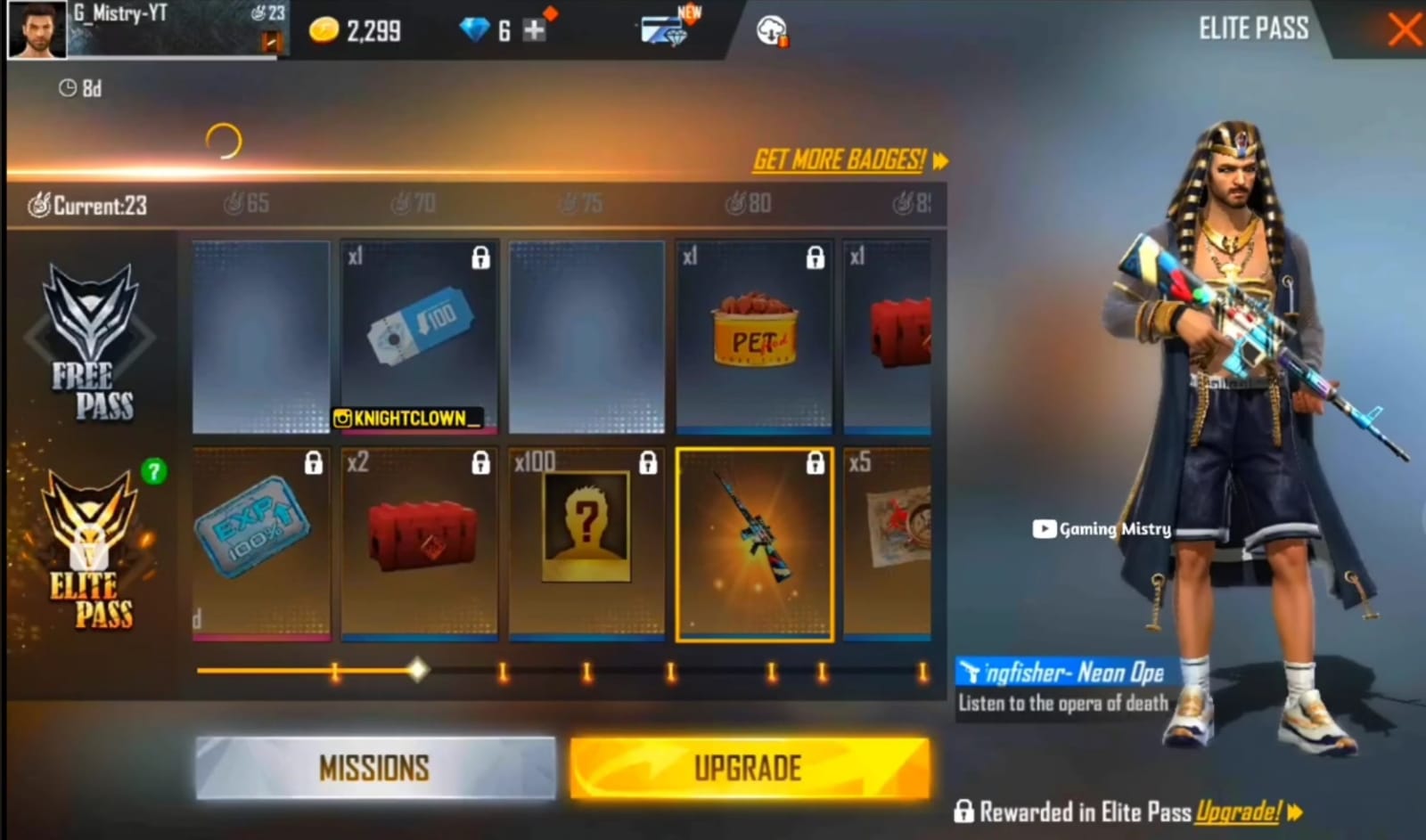 Free Fire MAX Season 49 Elite Pass Rewards: Check out all the available