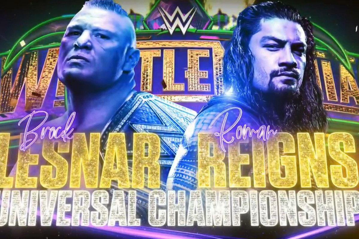 1. Roman Reigns vs Brock Lesnar(c) WrestleMania 34, 2018