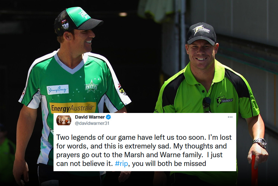 Shane Warne Shocking Death: David Warner expresses his shock and is at a loss of words, says 'It is hard to believe'