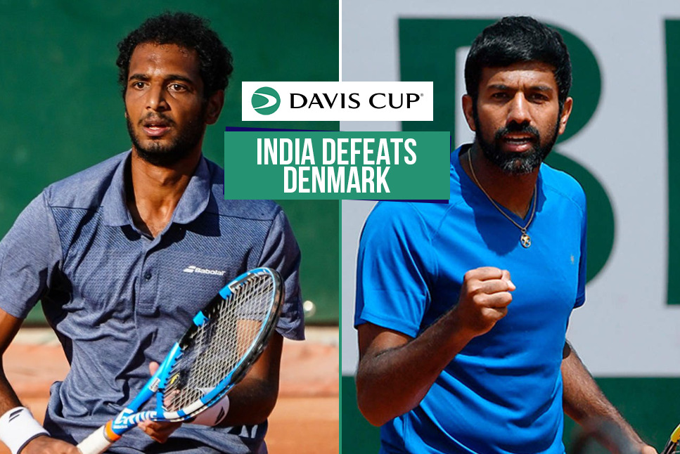 India vs Denmark LIVE, Davis Cup India defeats Denmark