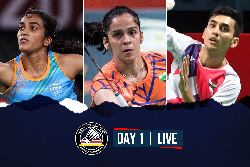 German Open LIVE: PV Sindhu, Saina Nehwal & Lakshya Sen in focus on Day 1- Follow all the LIVE score updates on InsideSport.IN