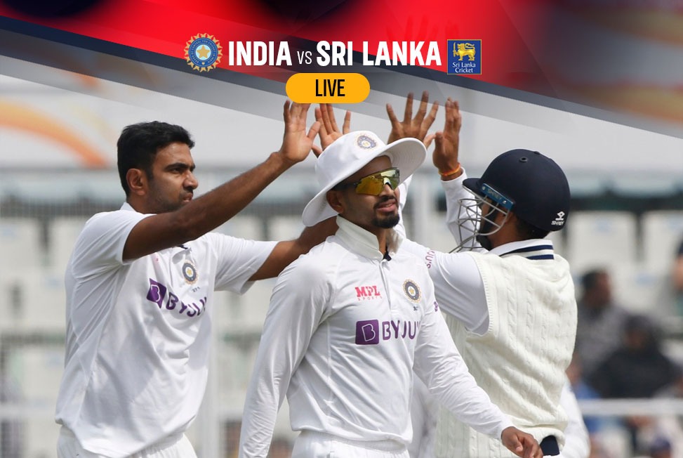 IND vs SL LIVE Score: Ravindra Jadeja puts India on course for HUGE victory; Ashwin equals Kapil Dev, Follow India vs Sri Lanka Day 3 LIVE Updates