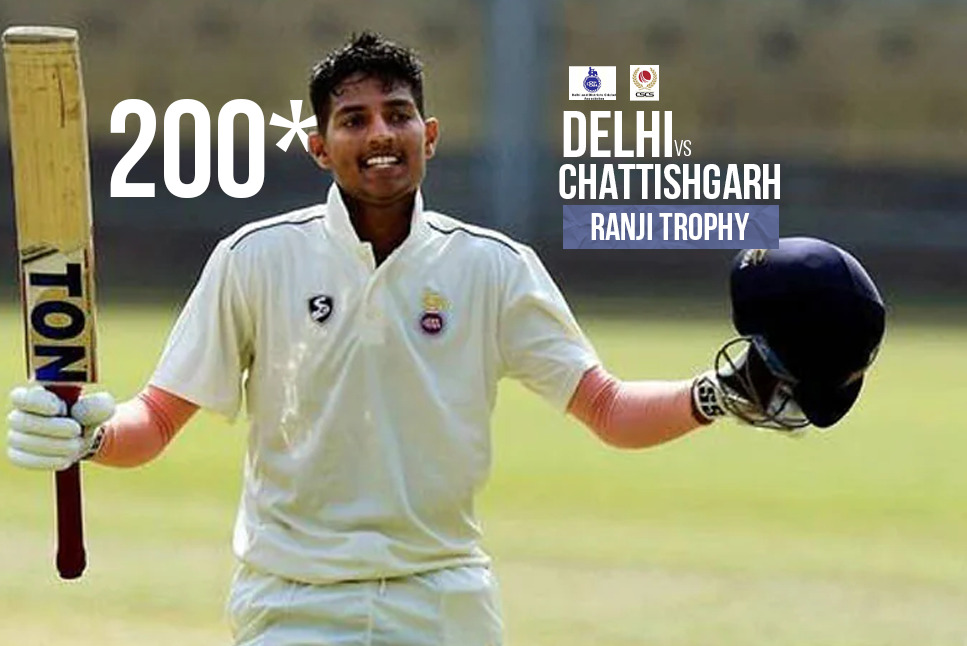 DEL vs CHG Day 4: Yash Dhull hits a double century that saves Delhi from a humiliating defeat against Chhattisgarh, in the third round of Ranji Trophy 2022