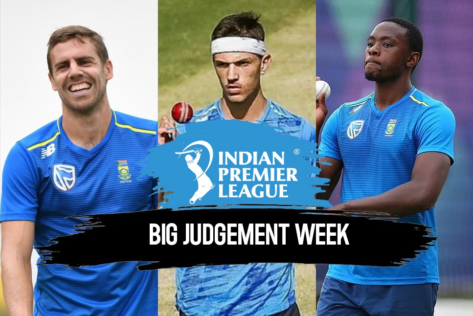 IPL 2022 : Big DECISION WEEK arrives for South African cricketers, who will Rabada, Nortze, Jansen chose? SA or IPL 2022, Follow LIVE Updates