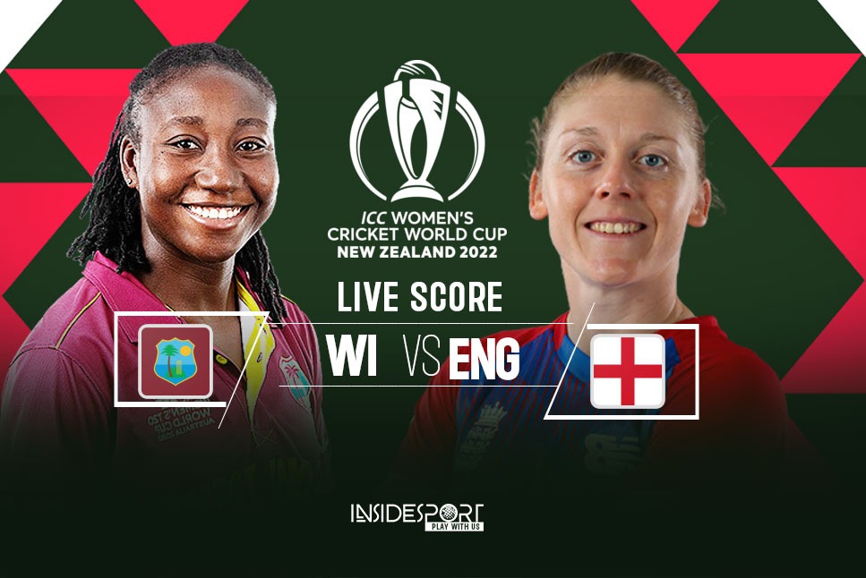 WI-W vs ENG-W Live Score: West Indies aim to make it two out of two, England eye first win, toss at 3 AM – Follow ICC Women’s World Cup 2022 Live Updates