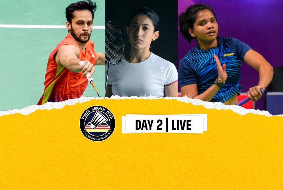 German Open Badminton LIVE, Day 2: P Kashyap & Ashwini Ponnappa-Sikki Reddy duo headline India's Day 2 action at German Open 2022 - Follow LIVE updates
