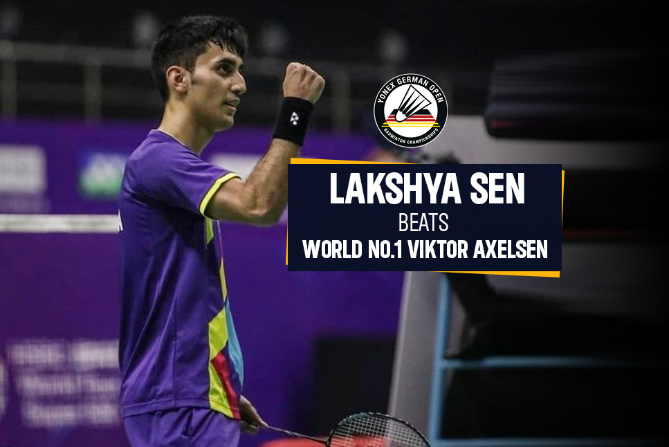 German Open Badminton LIVE: Lakshya Sen beats World No.1 Viktor Axelsen in 3 sets, to play Kunlavut Vitidsarn in FINALS : Follow LIVE Updates