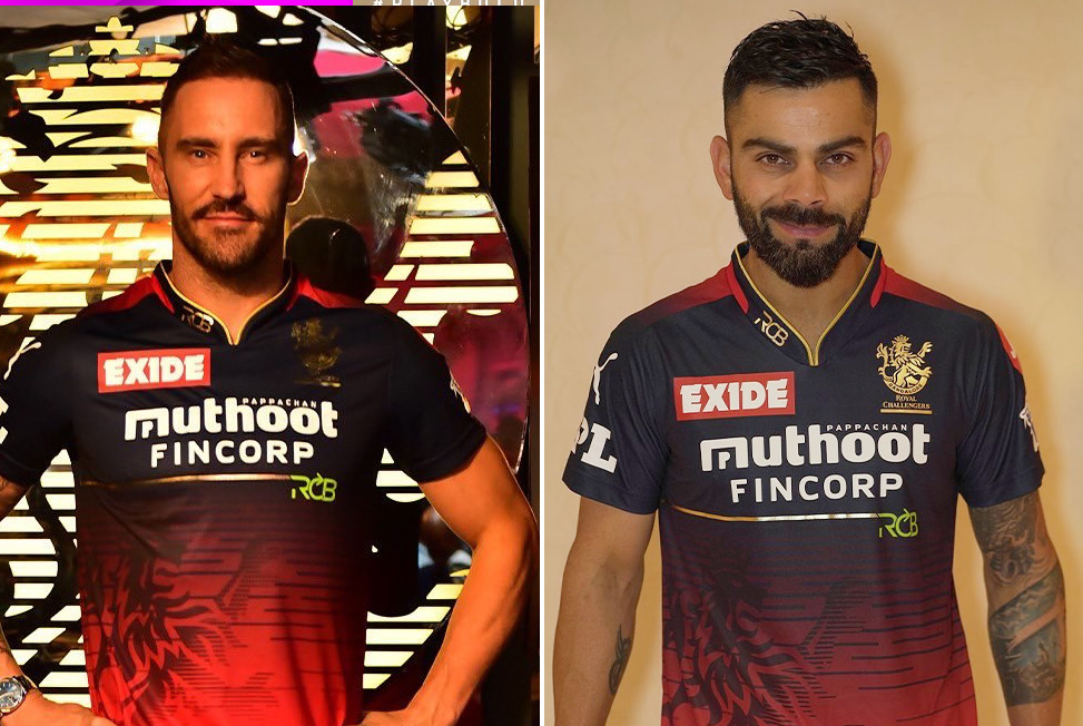 RCB New Jersey: Royal Challengers Bangalore UNVEILS team's new JERSEY for upcoming IPL season featuring Virat Kohli & captain Faf Du Plessis - Check out