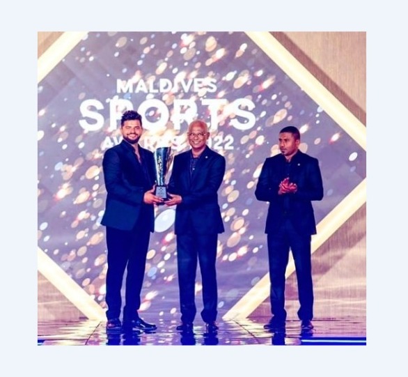 Maldives Sports Awards 2022 Suresh Raina Sports Icon award