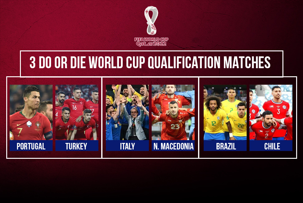 FIFA World Cup Qualifiers: 3 Do or Die World Cup Qualification matches on Friday, check who can qualify and who will bite the dust