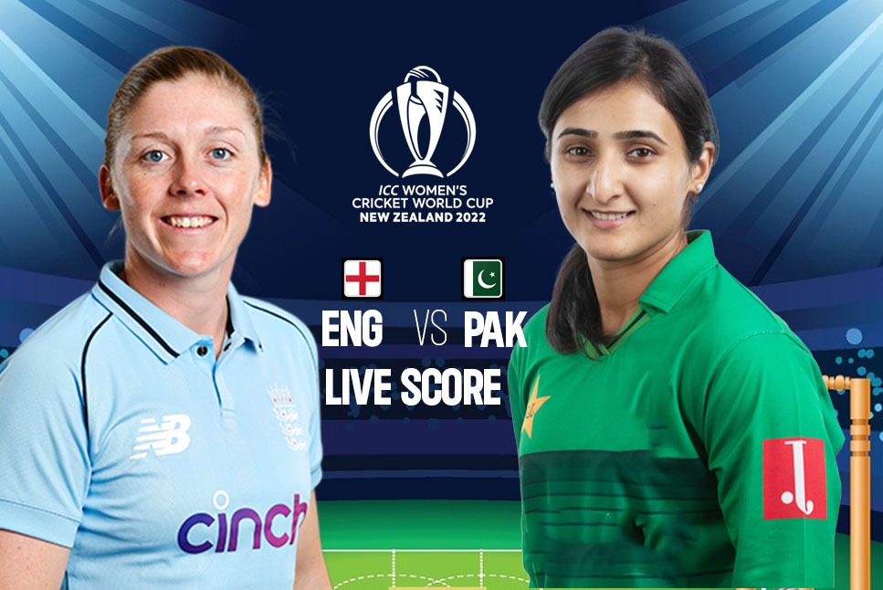 ENG-W vs PAK-W Live Score: England eye win to keep their semifinals hopes alive, as Pakistan aim to play spoilsport